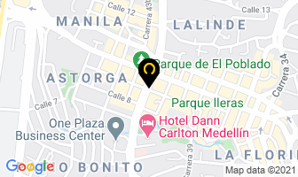 Mapa de Buler Pizza en Medellín