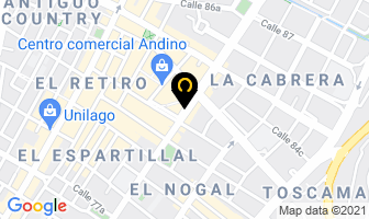 Mapa de Bulgari en Bogotá D.C