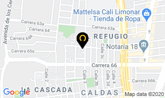 Mapa de Bulldogs Y Terriers en Cali