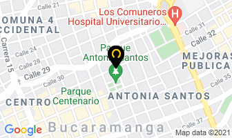 Mapa de Bulldozer & Retro Ltda. en Bucaramanga