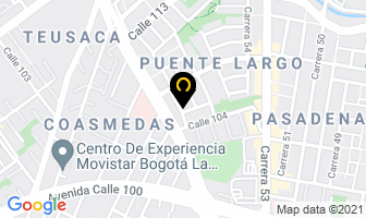 Mapa de Bunker Coloambia Ltda. en Bogotá D.C
