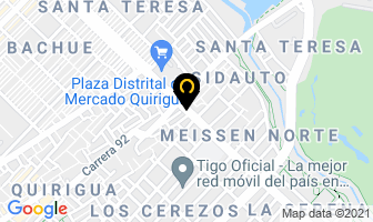 Mapa de Bunker Express en Bogotá D.C
