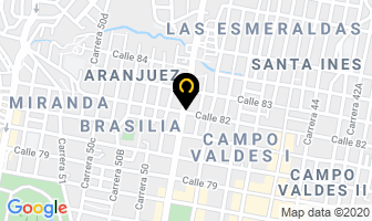 Mapa de Buñuelo En Forma en Medellín