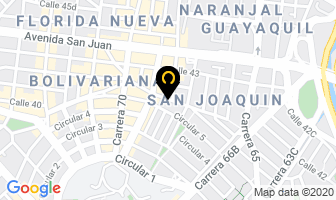 Mapa de Buñuelos Y Que Palito en Medellín