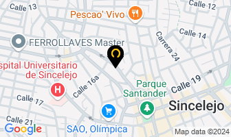 Mapa de Buona Pizza en Sincelejo