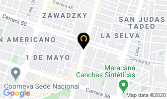Mapa de Burbano Muñoz Isabel Cristina en Cali