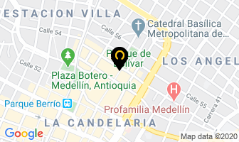 Mapa de Burbuja 121 en Medellín