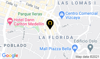 Mapa de Burger Ham & Barbecue Steak en Medellín