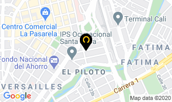 Mapa de Burns De Colombia S.a. en Cali