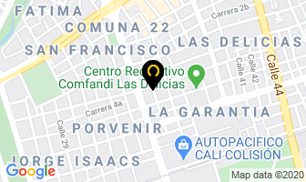 Mapa de Bus-buseta-microbus Transportes Fd en Cali