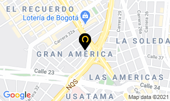 Mapa de Bustos Mery Patricia en Bogotá D.C