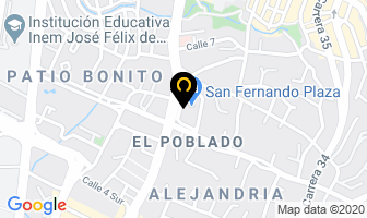 Mapa de Bvc Bolsa De Valores en Medellín