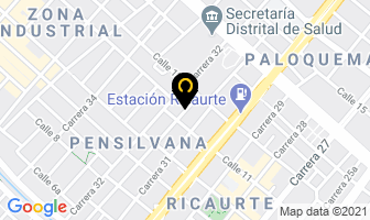 Mapa de Bycsa S.a. en Bogotá D.C