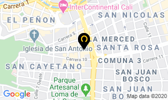 Mapa de Byg Asesores en Cali