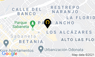 Mapa de C.a. Djs Producciones en Medellín