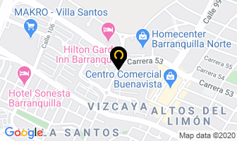 Mapa de Caamaño Vanegas William Manuel en Barranquilla