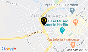 Mapa de Cabalgatas Rancho Villa en Villa de Leyva