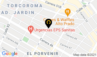 Mapa de Caballero Angie en Barranquilla