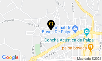 Mapa de Cabaña Villa Paula en Paipa