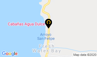 Mapa de Cabañas Agua Dulce en Providencia