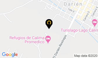 Mapa de Cabañas El Manantial en Calima (Darien)