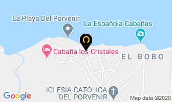 Mapa de Cabañas Villa Divnell en Coveñas