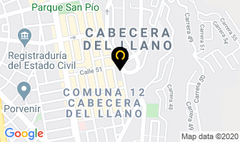 Mapa de Cabecera Express en Bucaramanga