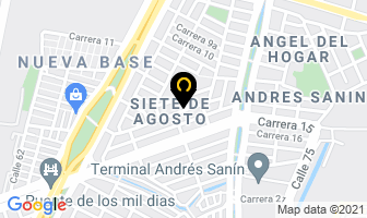 Mapa de Cabina Siete en Cali