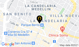 Mapa de Cabinas Inter.dvd en Medellín