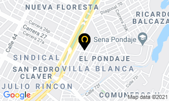 Mapa de Cabinas Junior.com en Cali