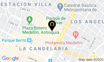 Mapa de Cabinas On Line en Medellín