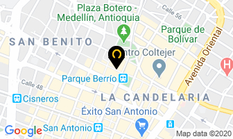 Mapa de Cabinas Veracruz en Medellín