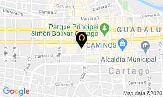 Mapa de Cable Electricos La 12 en Cartago