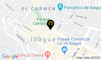 Mapa de Cablecentro en Ibagué