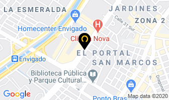 Mapa de Cabletec Celular Ltda. en Medellín