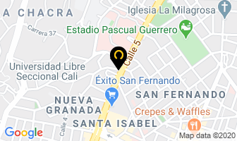 Mapa de Cabrales Clara en Cali