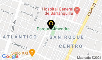 Mapa de Cabrera Barrios De Rosa Esther en Barranquilla