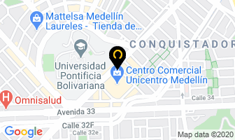Mapa de C.A.C abogados ltda en Medellín