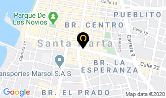 Mapa de Cacharrería Geraldine en Santa Marta