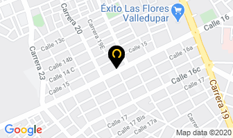 Mapa de Cachorros Centro Veterinario en Valledupar
