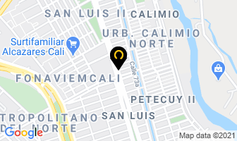 Mapa de Cadansi Dotaciones Empresariales en Cali