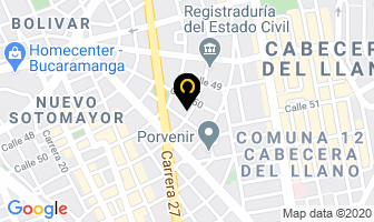 Mapa de Cadati S.a. en Bucaramanga