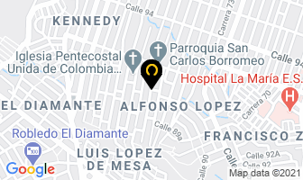 Mapa de Cadavid Jorge Alirio en Medellín