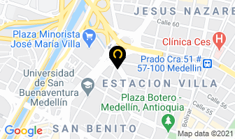 Mapa de Cadavid Meneses Walter en Medellín