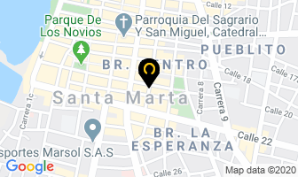 Mapa de Cadena Hernández Karina en Santa Marta