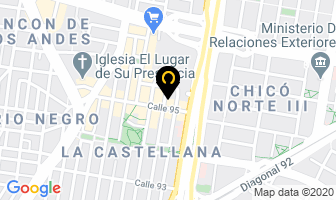Mapa de Cadena Óptica Laboratorios en Bogotá D.C