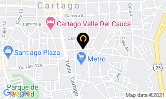 Mapa de Cadenas Del Valle en Cartago