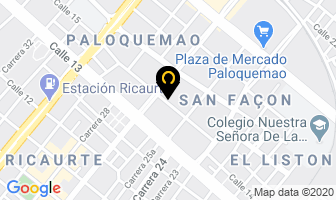 Mapa de Cadenas Y Correas Ltda. en Bogotá D.C
