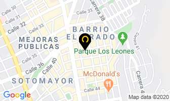 Mapa de Cadinerias en Bucaramanga