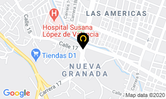 Mapa de Café Aguila Roja en Popayán